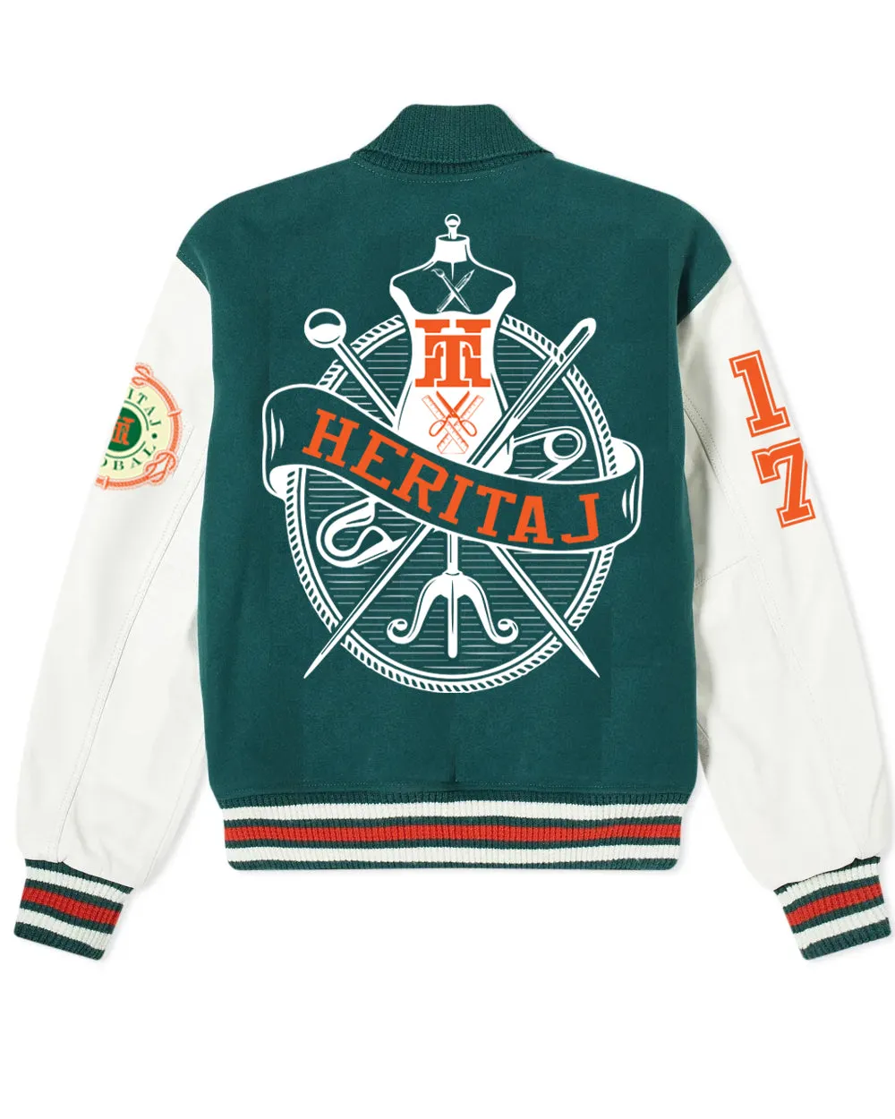 HERITAJ CLASSIC TAILORED CREST-VARSITY JACKET (UNISEX)