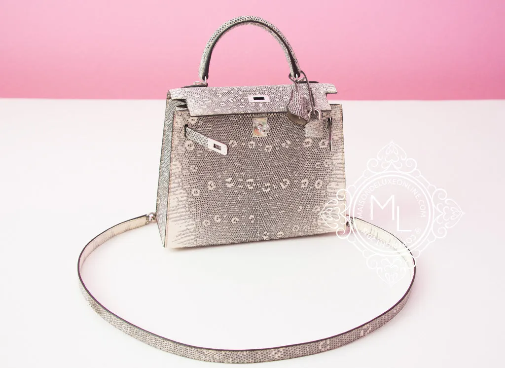 Hermes Ombre Lizard Sellier Kelly 25 Handbag