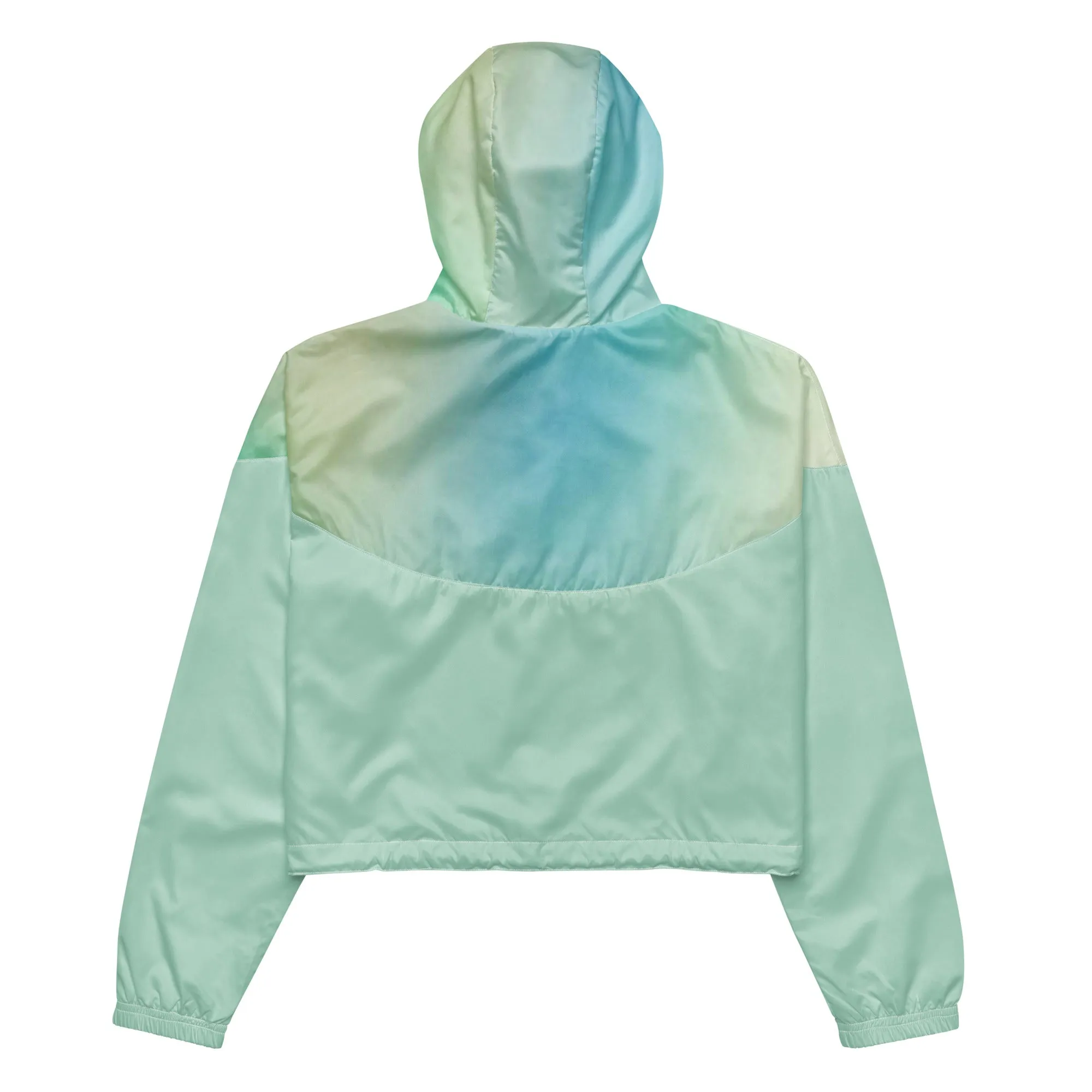 Humble Sportswear™ Women’s Aero Green Cropped Windbreaker