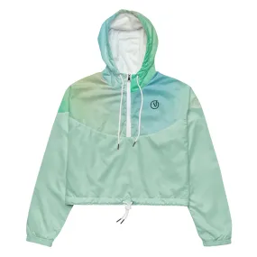 Humble Sportswear™ Women’s Aero Green Cropped Windbreaker