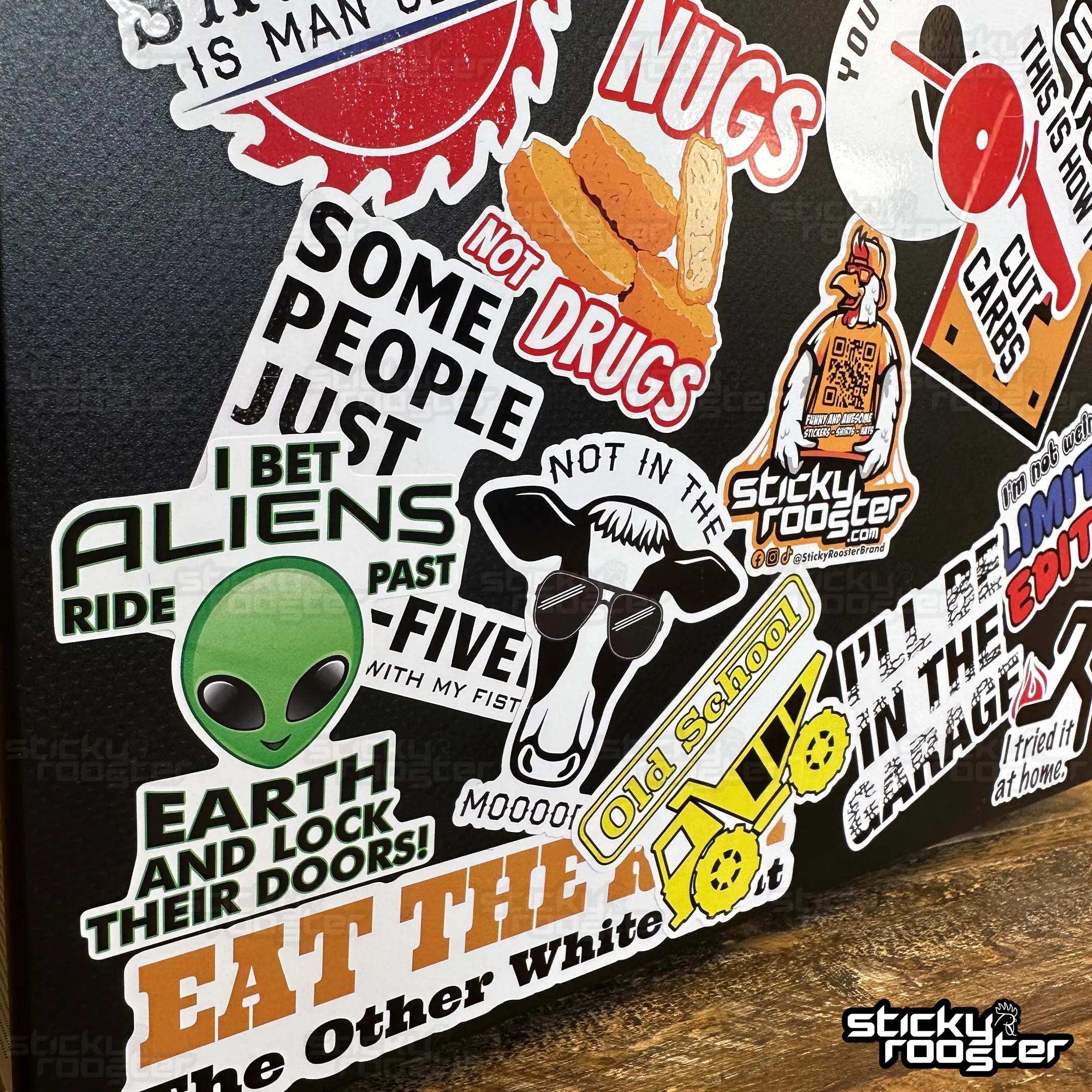 I Bet Aliens...sticker