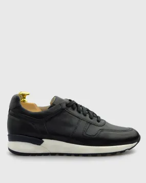 IMASCHI 3989 IMA BLACK LEATHER SNEAKER