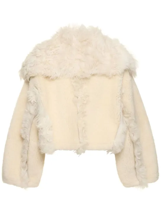 Jacquemus   La Veste Piloni cropped fur jacket 