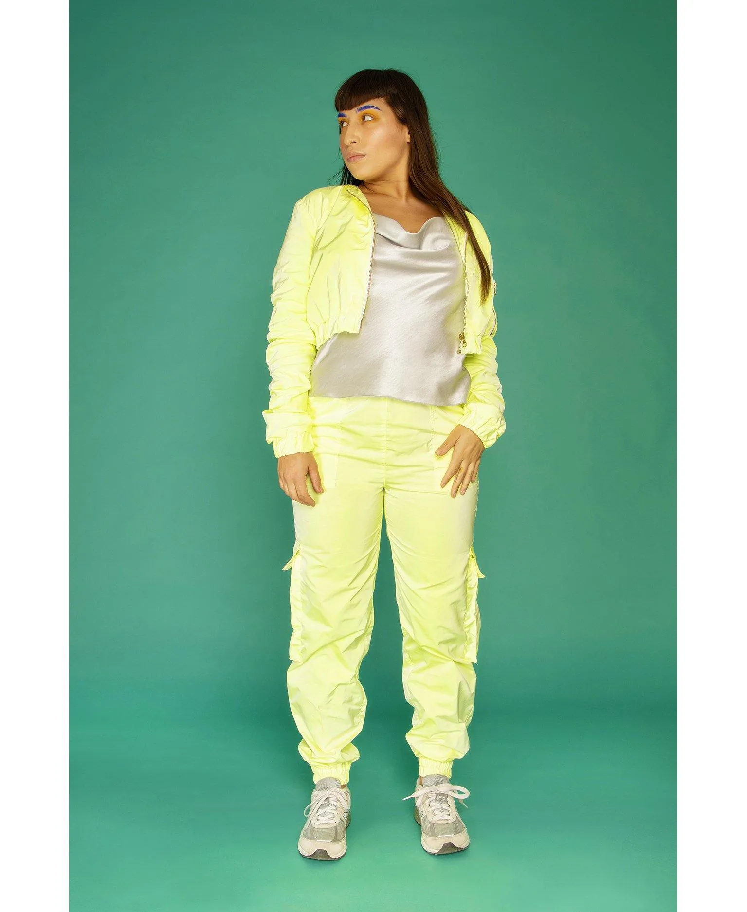 Juicy Cargo Pants Glowing Lemon