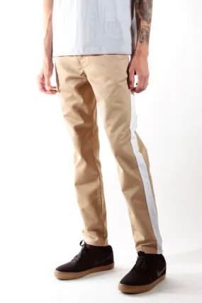 KHAKI/WHITE | RACER CHINO