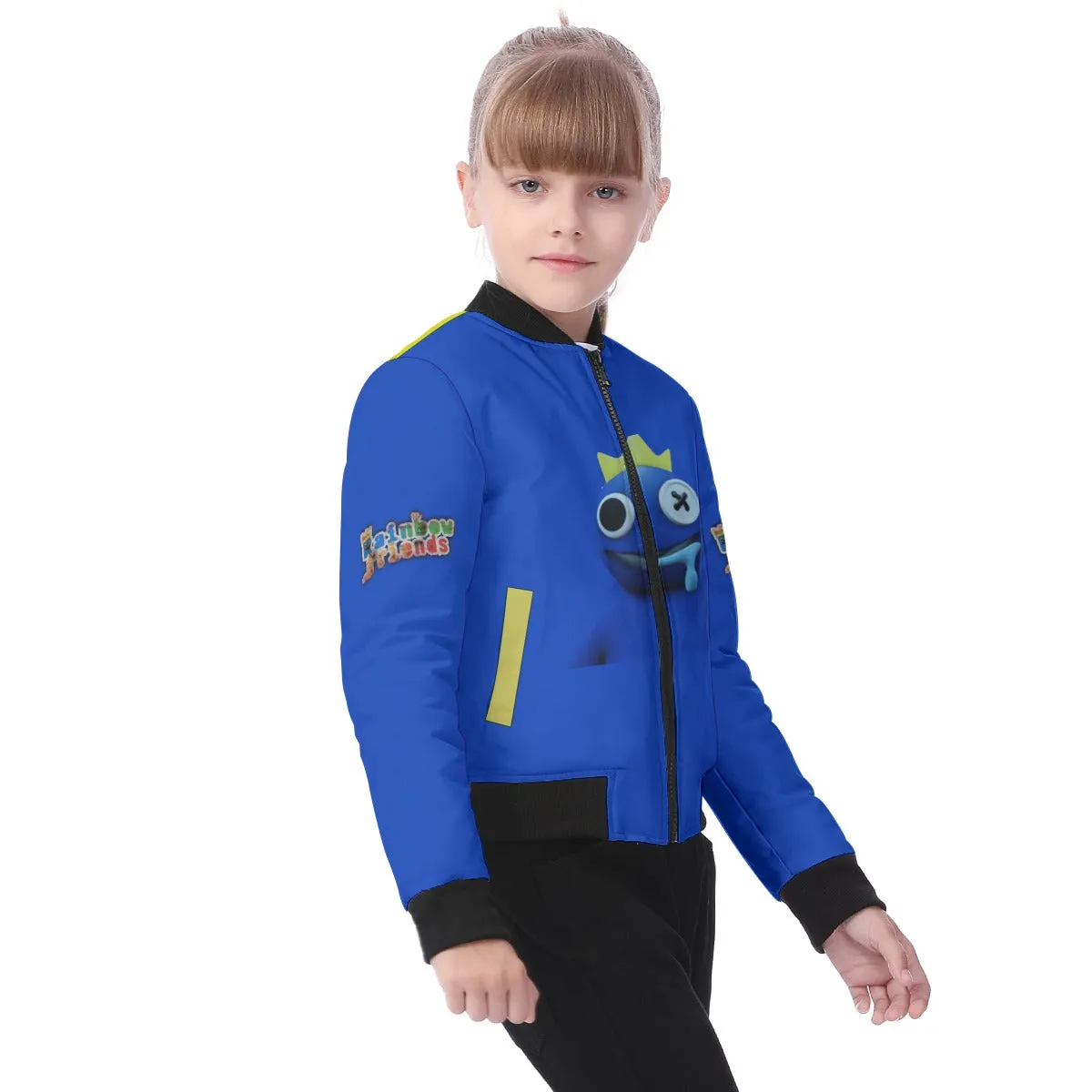 Kid's Rainbow Friends Bomber Jacket