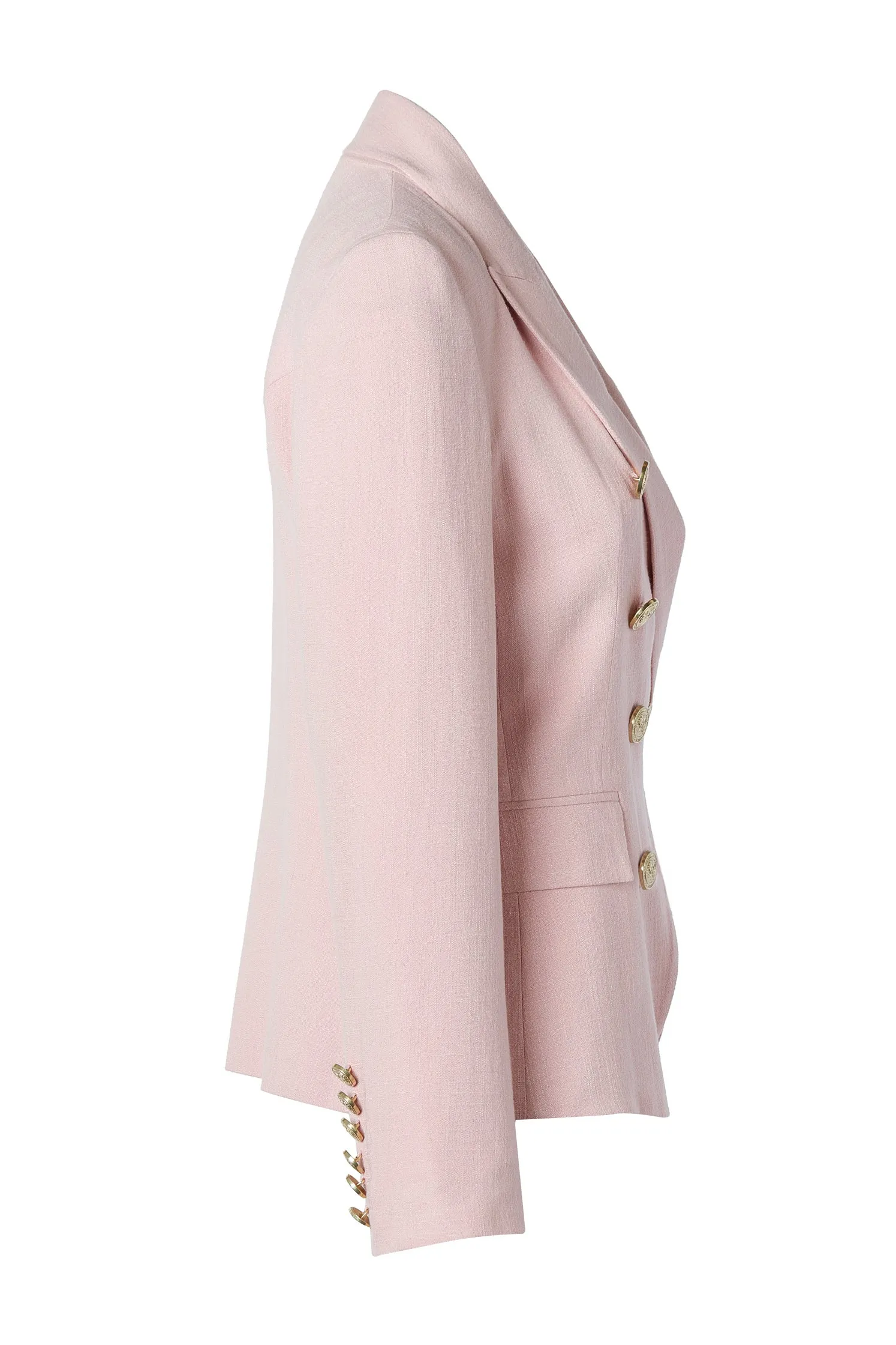 Knightsbridge Blazer (Pink Linen)