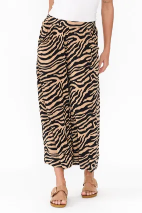 Lena Tan Zebra Micro Modal Resort Pants