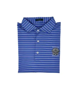 MEN&#039;S TURTLESON®  RORY STRIPE PERFORMANCE POLO.  WHISTLING STRAITS®  LOGO EXCLUSIVELY.  2 COLOR OPTIONS.