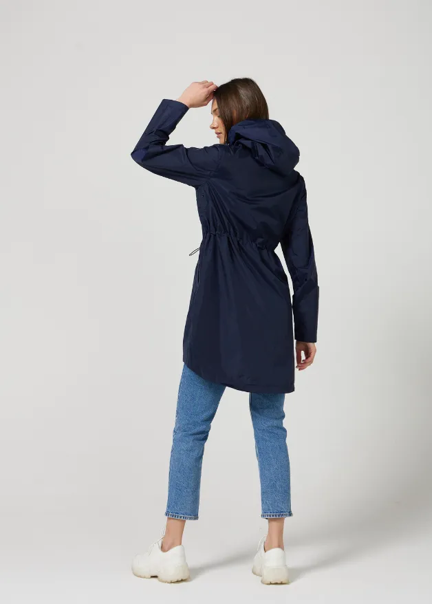 Navy Raincoat