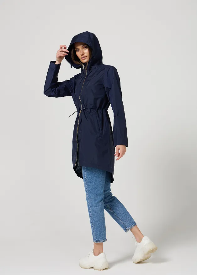 Navy Raincoat