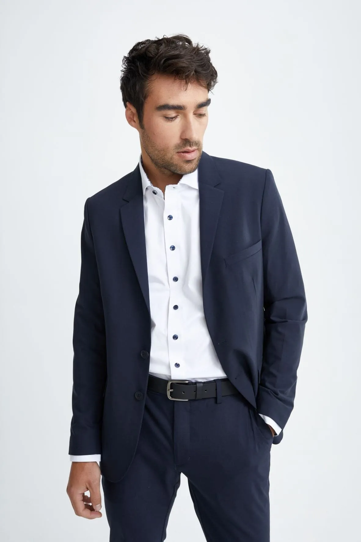 Navy Stretch Performance Blazer