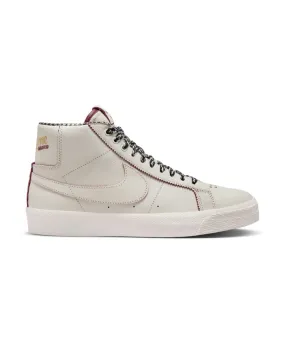 Nike SB x Welcome Madrid Zoom Blazer Mid - Sail / Dark Beetroot