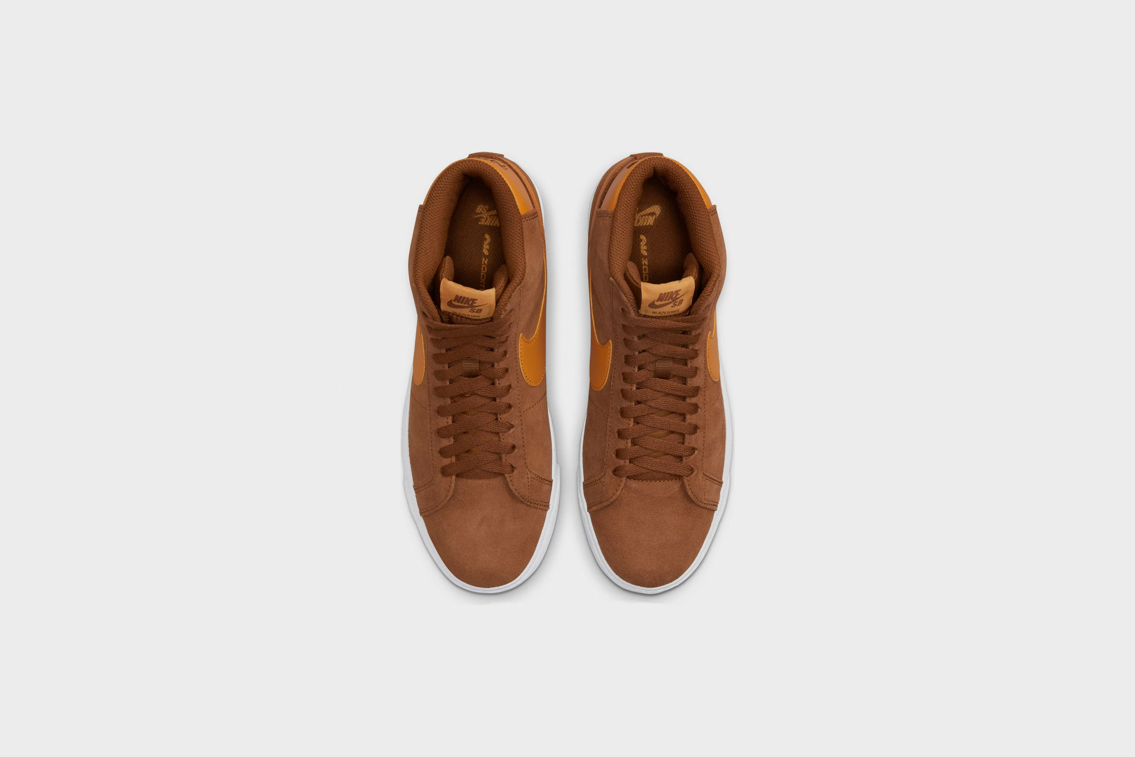 Nike SB Zoom Blazer Mid (Pecan/Light Curry-Pecan-White)