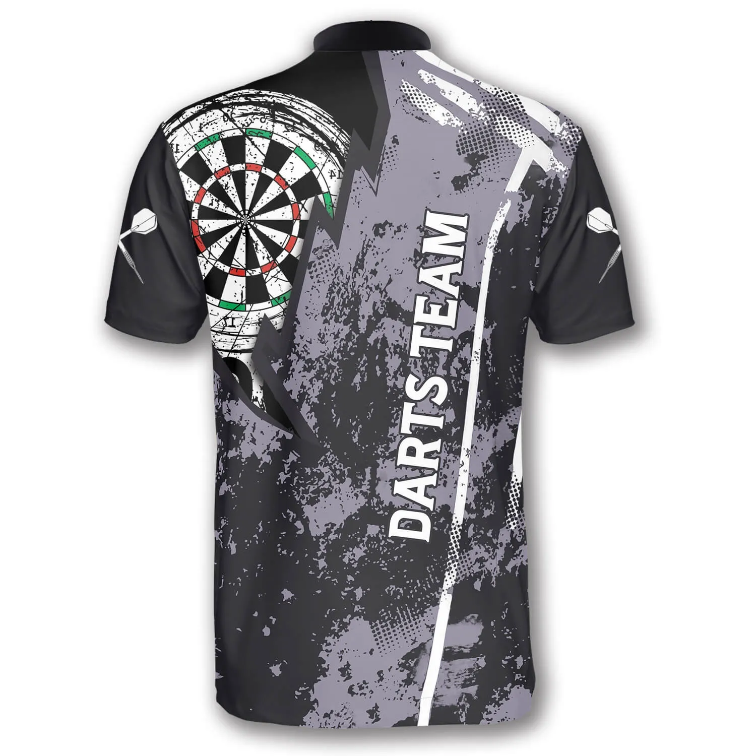 Personalized Name Team Lightning Grunge Custom Darts Jerseys for Men, Perfect Shirt for Dart Players