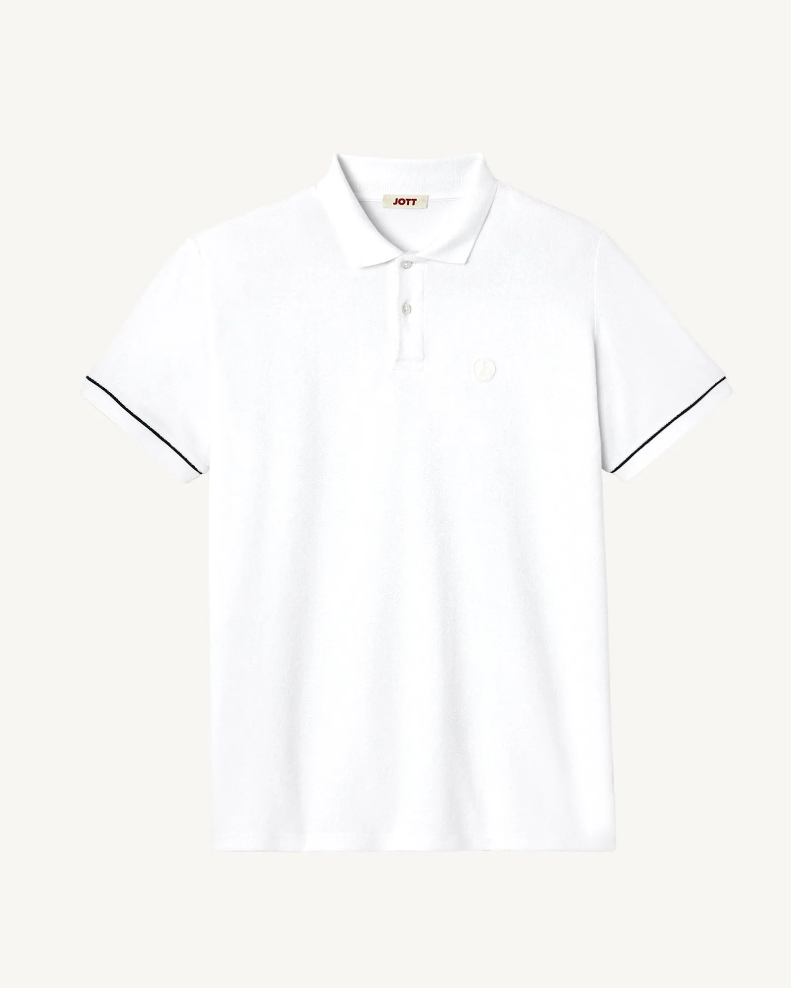 Polo éponge Blanc Neil