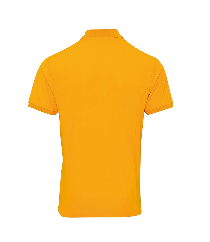 Premier Coolchecker® Piqué Polo Shirt: Red, Yellow, Orange