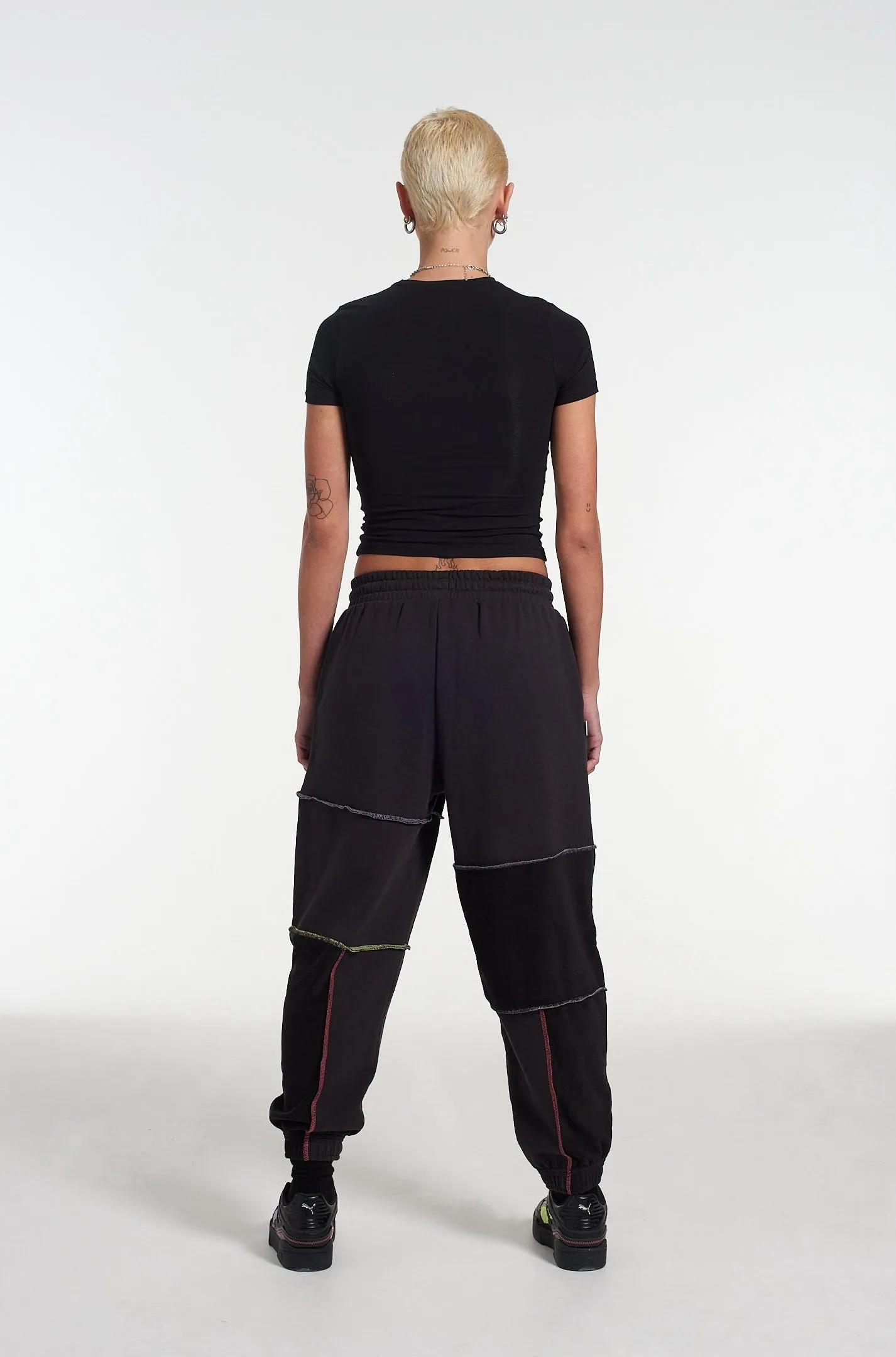 PUMA x The Ragged Priest Black Jersey Sweatpants