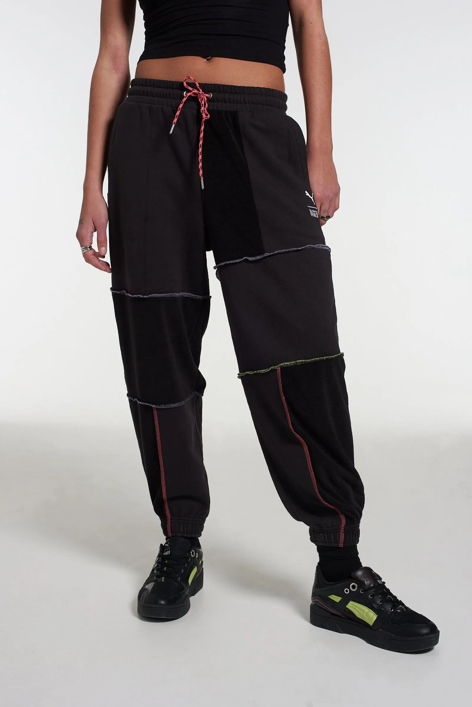 PUMA x The Ragged Priest Black Jersey Sweatpants