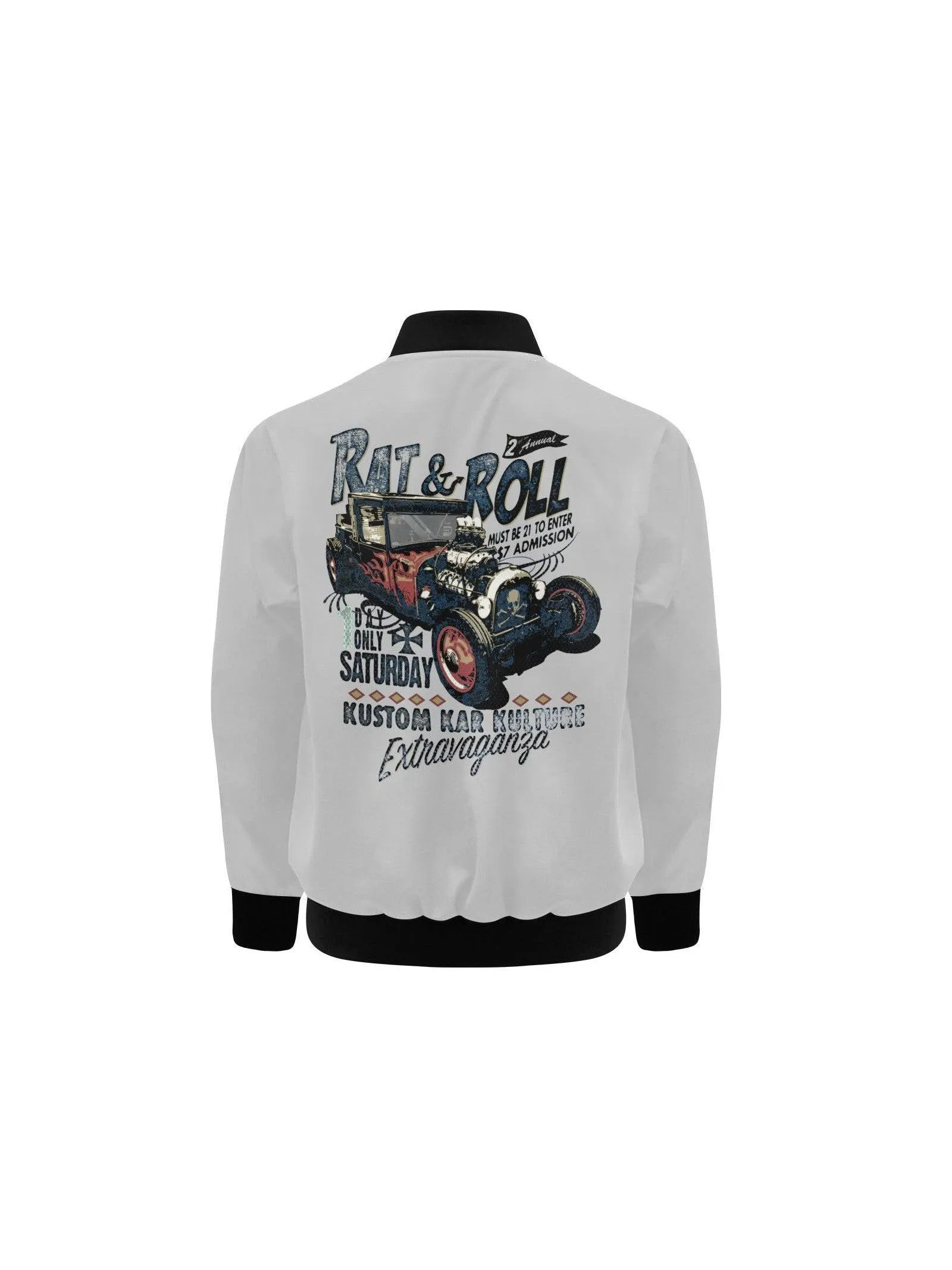 Rat & Roll Kid's Bomber Jacket With Pockets