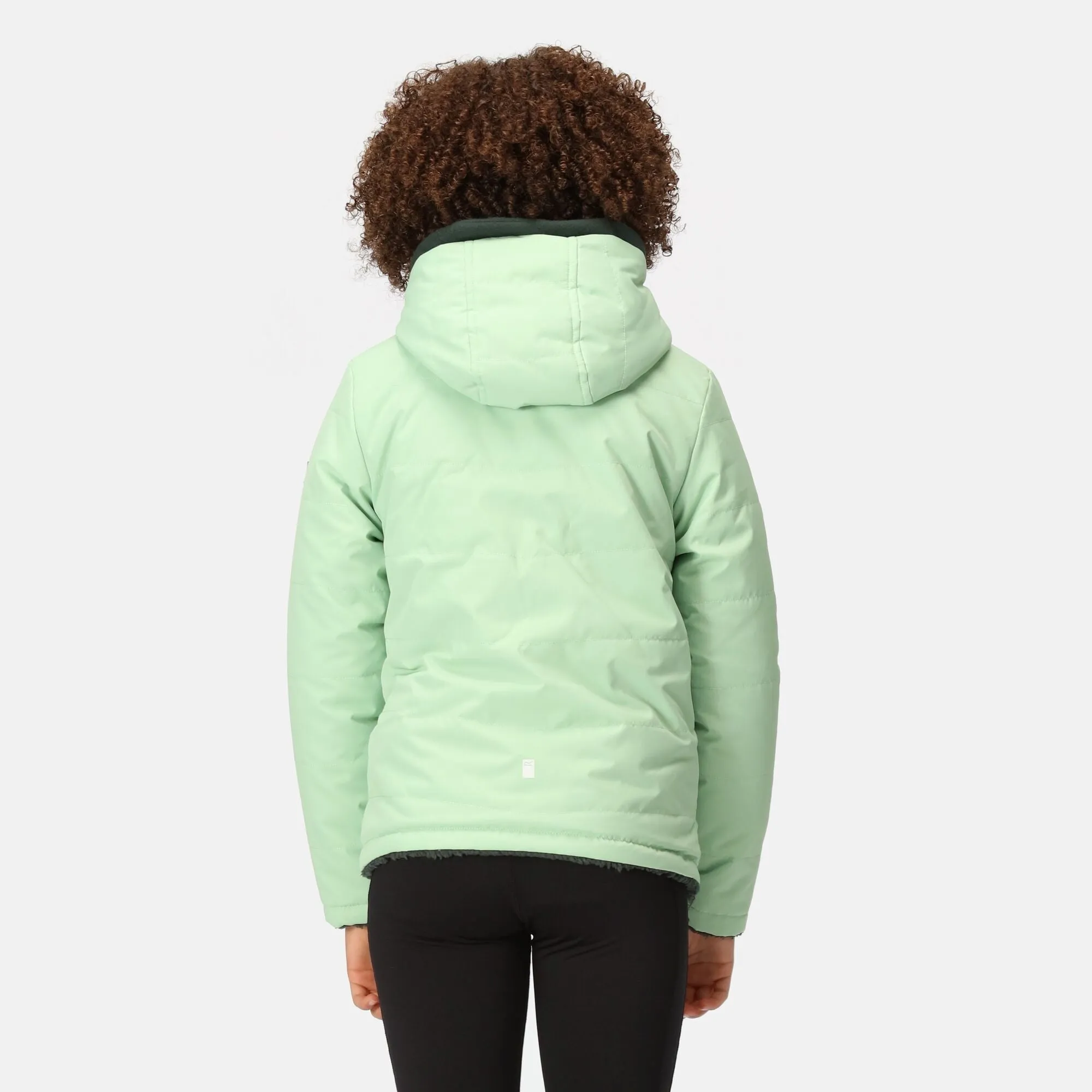 Regatta Kids' Kyrell Reversible Jacket | Black Seal Grey