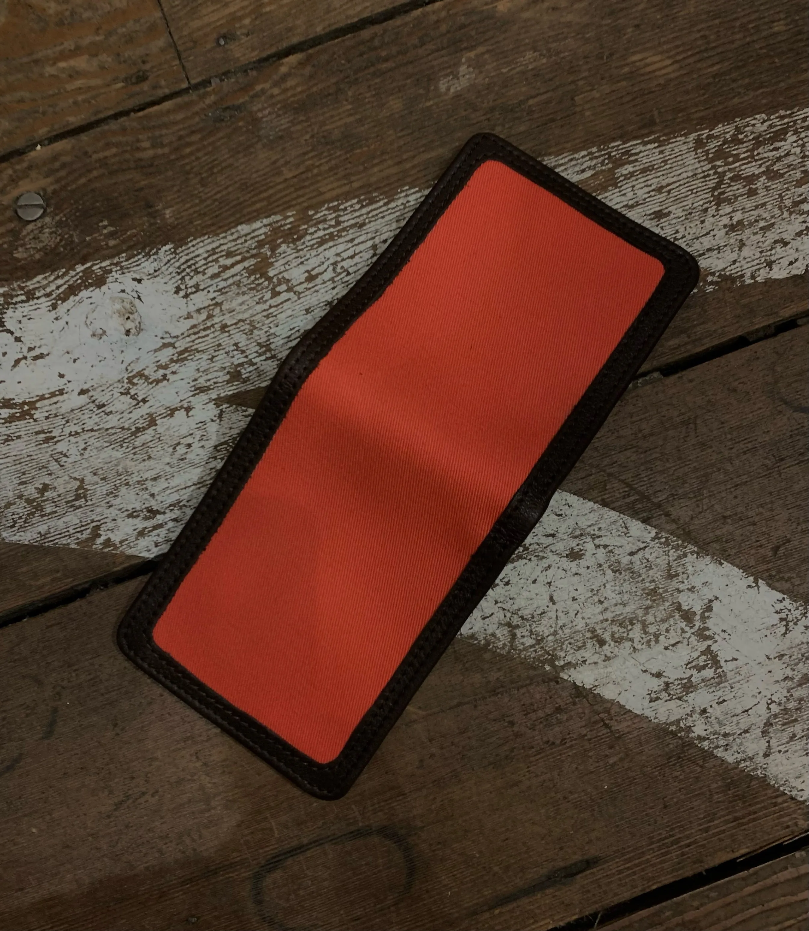 Regent - Billfold Wallet - Canvas & Leather - Orange