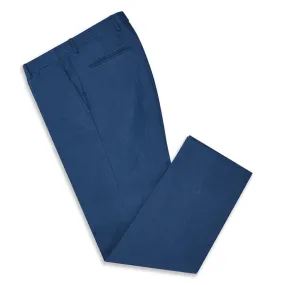 Terrance Light Navy Cotton Trouser