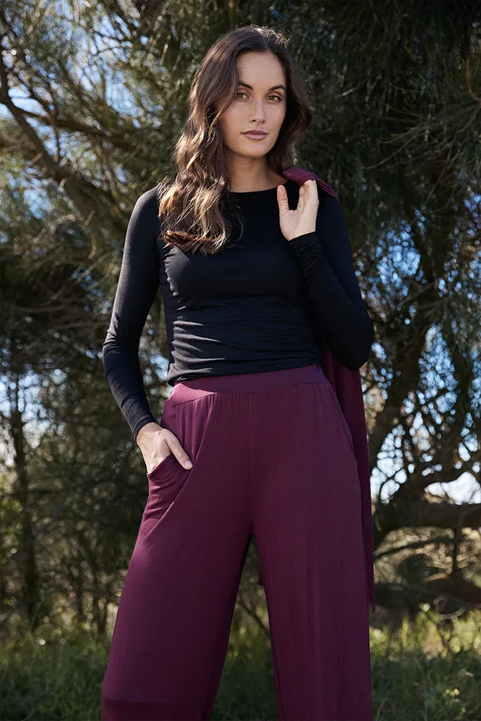 Tilly Pants - Burgundy