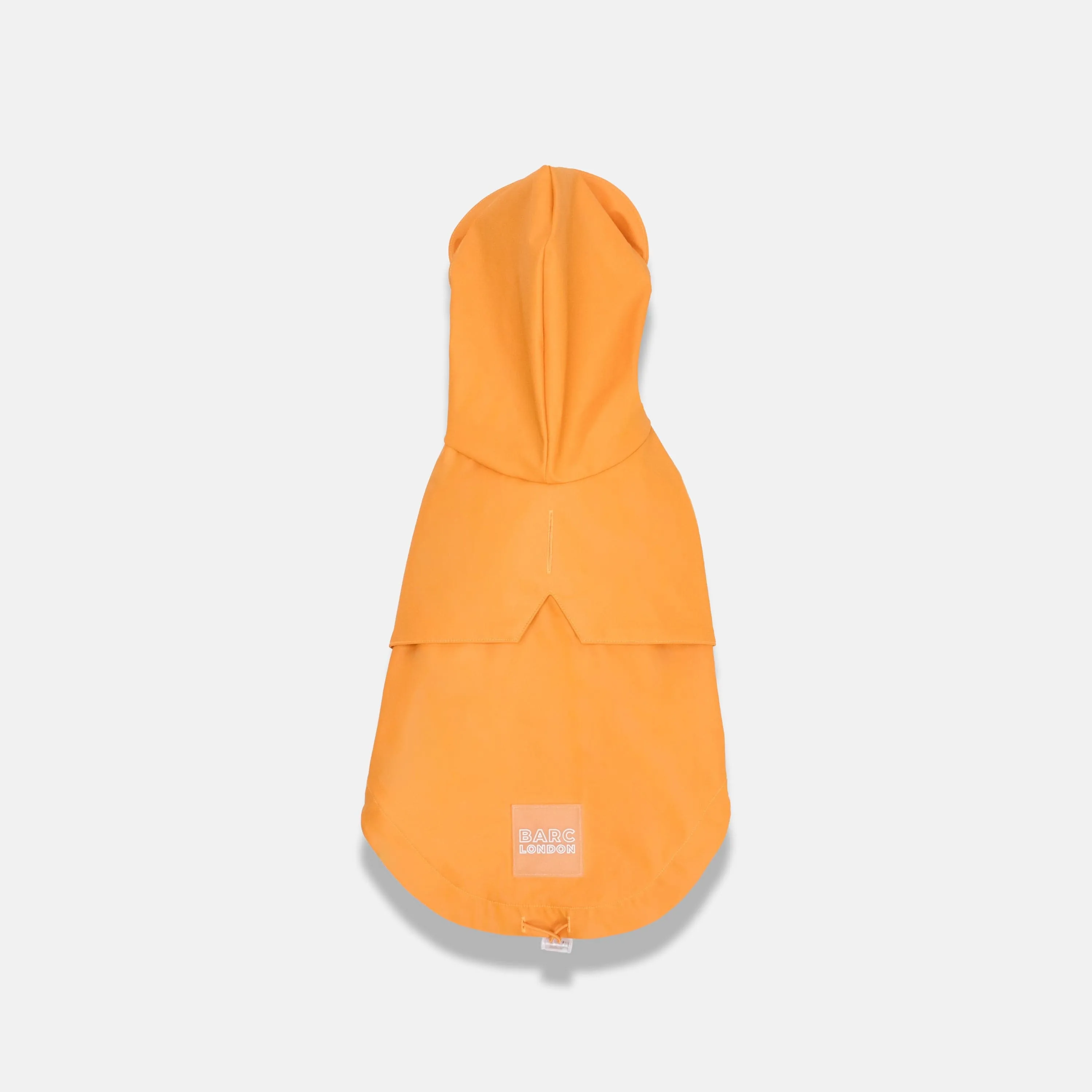 Waterproof Recycled PU Dog Raincoat | Orange