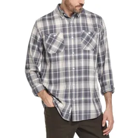 Weatherproof Men's Button Down Plaid Shirt Gray Size 3 Extra Large